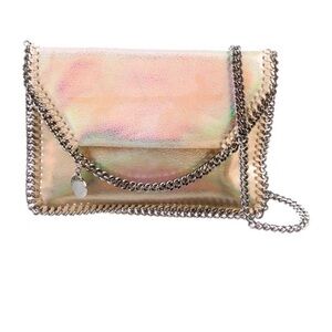 Stella McCartney Iridescent Chain Clutch
